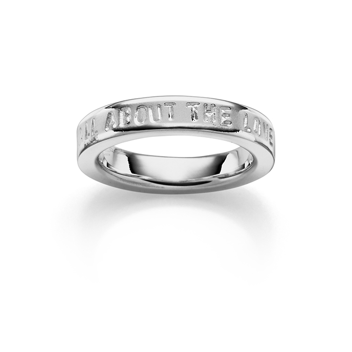 ring mit gravur its all about the love silber rhodiniert